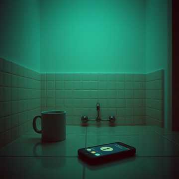 Café Frio na Varanda